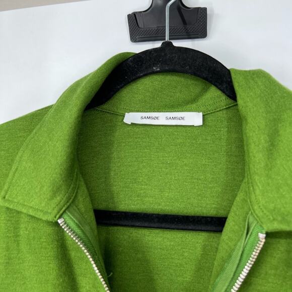 Samsoe Samsoe Jessy Shirt Dress in Twist Of Lime - Picture 4 of 9